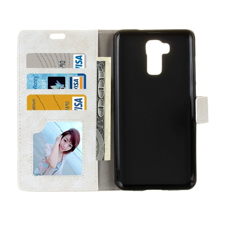 For Doogee Y6 Retro Crazy Horse Texture Horizontal Flip Leather Case with Holder & Card Slots & Wallet & Photo Frame