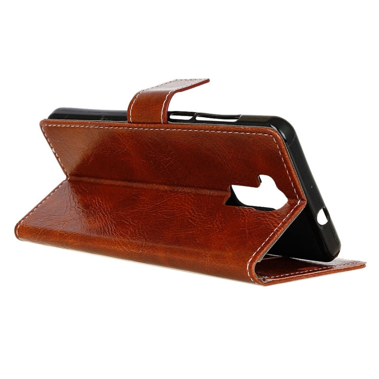 For Doogee Y6 Retro Crazy Horse Texture Horizontal Flip Leather Case with Holder & Card Slots & Wallet & Photo Frame