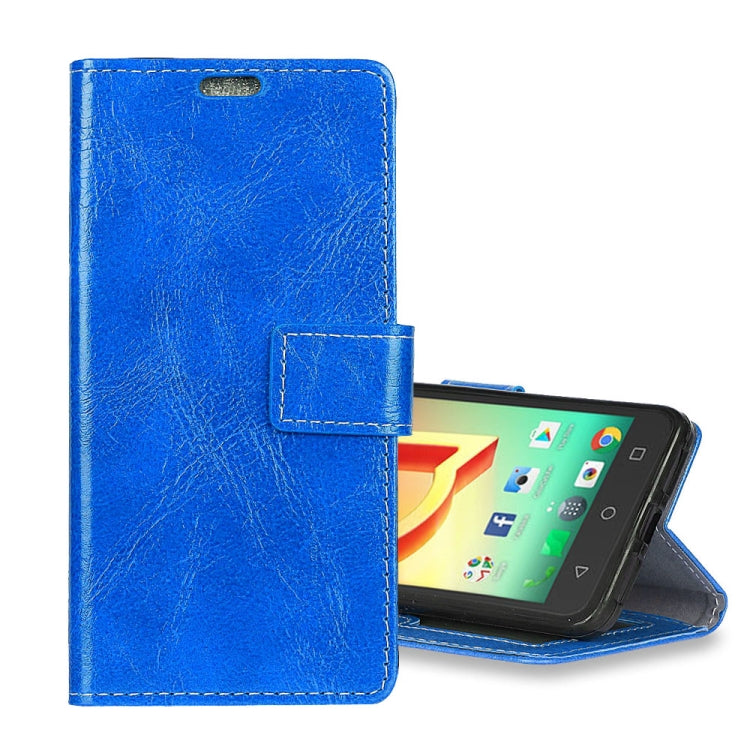 Alcatel A50 Retro Crazy Horse Texture Horizontal Flip Leather Case with Holder & Card Slots & Wallet & Photo Frame
