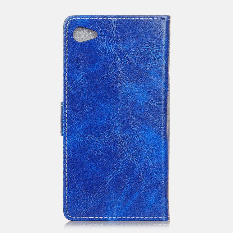 Alcatel A50 Retro Crazy Horse Texture Horizontal Flip Leather Case with Holder & Card Slots & Wallet & Photo Frame