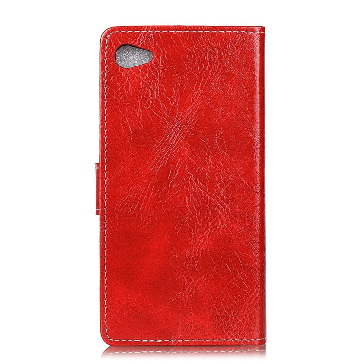 Alcatel A50 Retro Crazy Horse Texture Horizontal Flip Leather Case with Holder & Card Slots & Wallet & Photo Frame