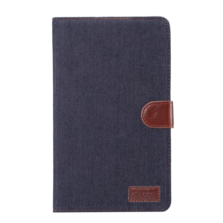For Huawei  MediaPad M3 Lite 8.0 Denim Texture Horizontal Flip Leather Case with Holder & Card Slots & Wallet & Photo Frame