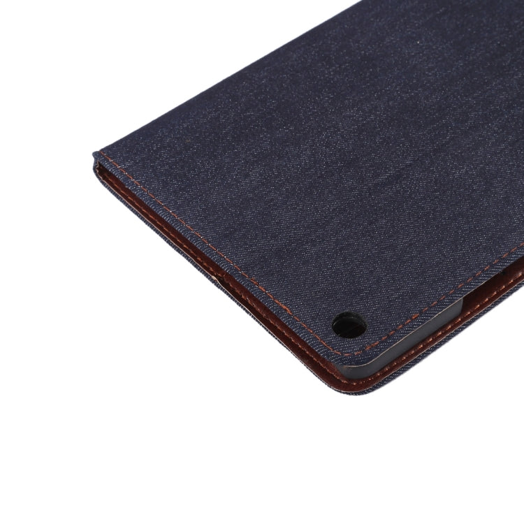 For Huawei  MediaPad M3 Lite 8.0 Denim Texture Horizontal Flip Leather Case with Holder & Card Slots & Wallet & Photo Frame