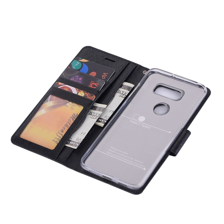 For LG V30 Silk Texture Horizontal Flip Leather Case with Holder & Card Slots & Wallet & Photo Frame