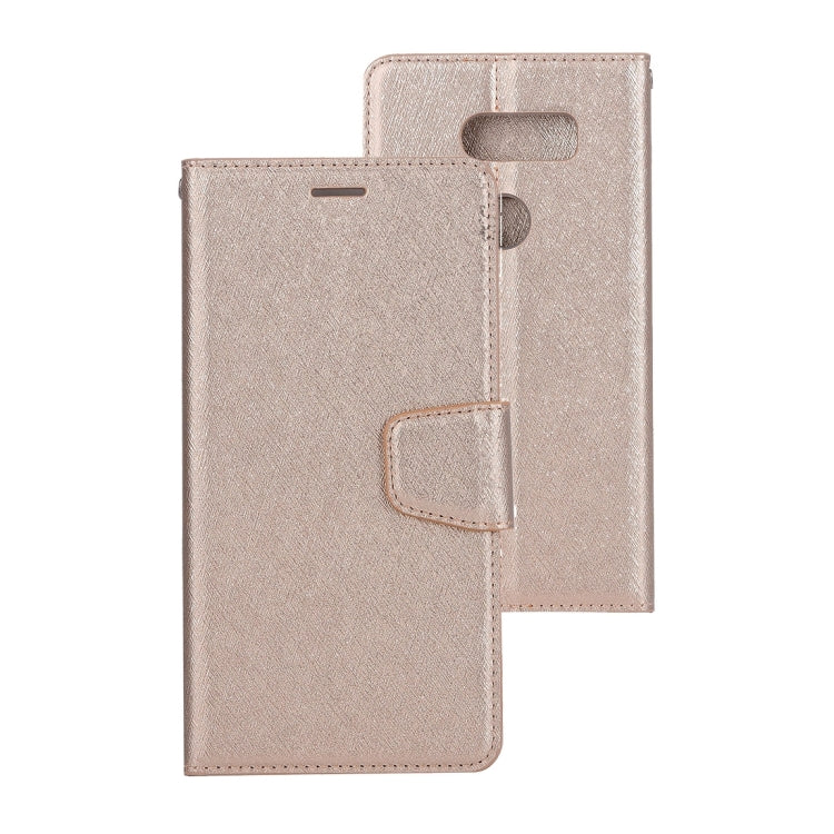 For LG V30 Silk Texture Horizontal Flip Leather Case with Holder & Card Slots & Wallet & Photo Frame