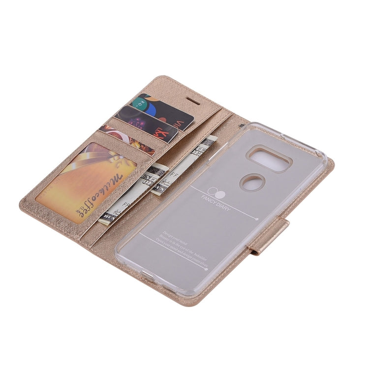 For LG V30 Silk Texture Horizontal Flip Leather Case with Holder & Card Slots & Wallet & Photo Frame