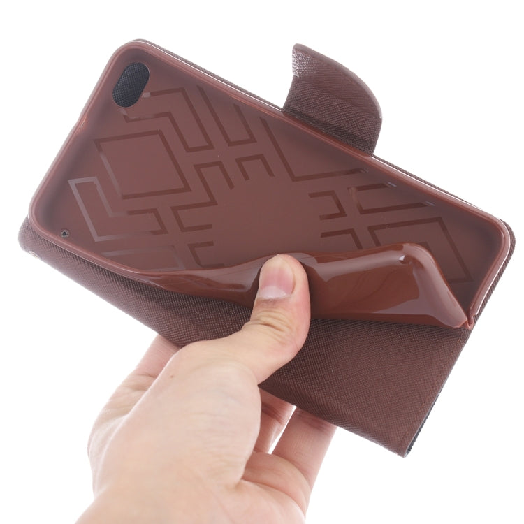 For HTC One X9 Cross Texture Horizontal Flip Leather Case with Magnetic Buckle & Holder & Card Slots & Wallet