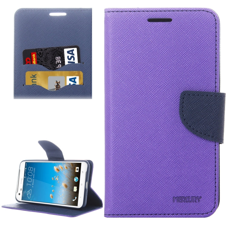 For HTC One X9 Cross Texture Horizontal Flip Leather Case with Magnetic Buckle & Holder & Card Slots & Wallet