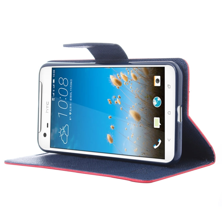 For HTC One X9 Cross Texture Horizontal Flip Leather Case with Magnetic Buckle & Holder & Card Slots & Wallet