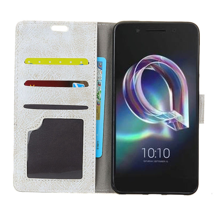 Alcatel IDOL 5S Retro Crazy Horse Texture Horizontal Flip Leather Case with Holder & Card Slots & Wallet & Photo Frame