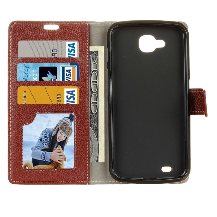 For LG X Power 2 Litchi Texture Horizontal Flip Leather Case with Holder & Card Slots & Wallet & Photo Frame