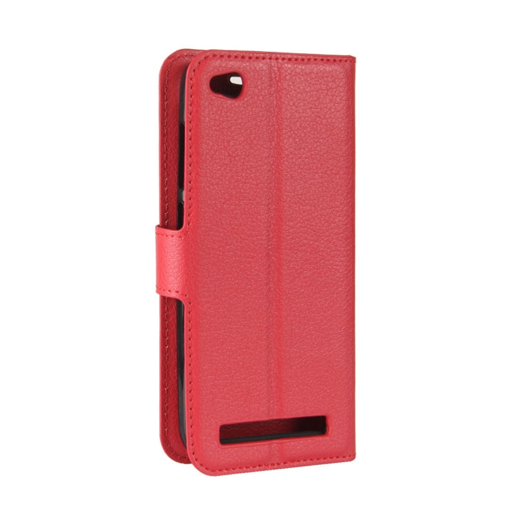 For Xiaomi  Redmi 5A Litchi Texture Horizontal Flip Leather Case with Holder & Card Slots & Wallet