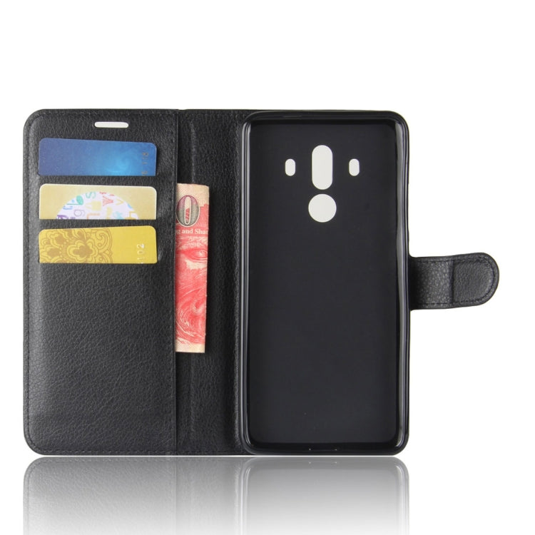 For Huawei  Mate 10 Pro / Mate 10 Porsche Design Litchi Texture Horizontal Flip Leather Case with Holder & Card Slots & Wallet