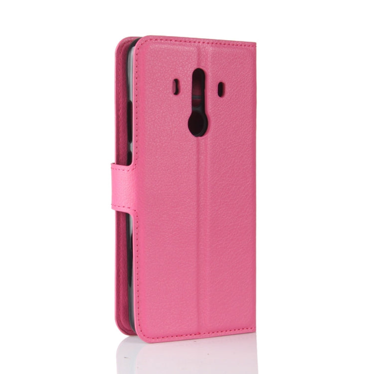 For Huawei  Mate 10 Pro / Mate 10 Porsche Design Litchi Texture Horizontal Flip Leather Case with Holder & Card Slots & Wallet