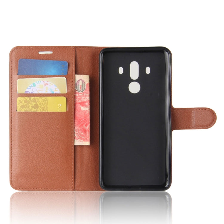 For Huawei  Mate 10 Pro / Mate 10 Porsche Design Litchi Texture Horizontal Flip Leather Case with Holder & Card Slots & Wallet