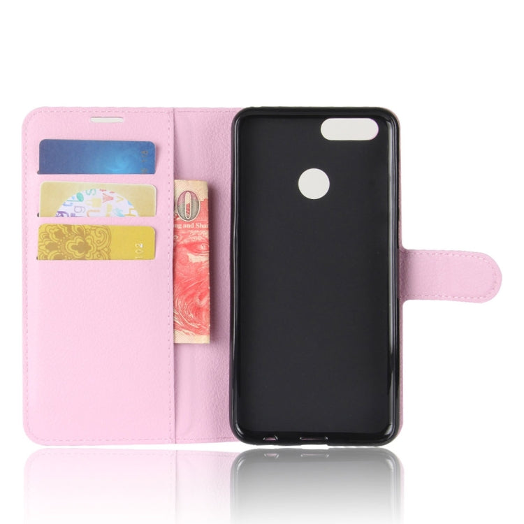 For Huawei  Honor Play 7X Litchi Texture Horizontal Flip Leather Case with Holder & Card Slots & Wallet