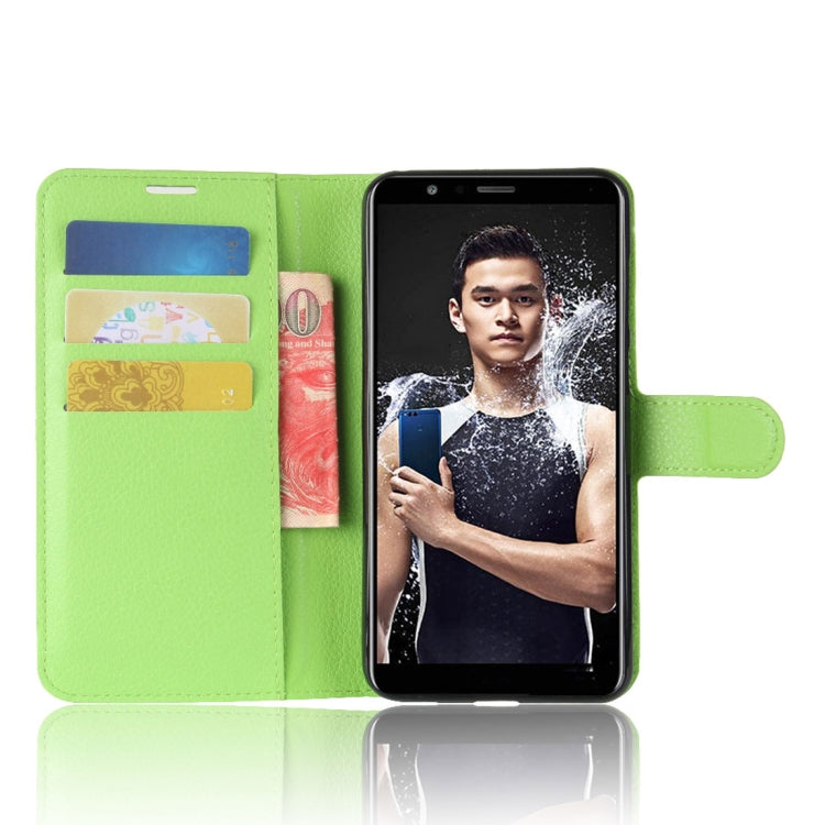 For Huawei  Honor Play 7X Litchi Texture Horizontal Flip Leather Case with Holder & Card Slots & Wallet