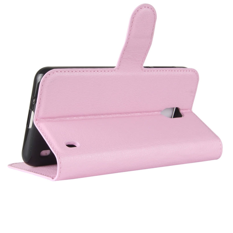 For Nokia 2 Litchi Texture Horizontal Flip Leather Case with Holder & Card Slots & Wallet