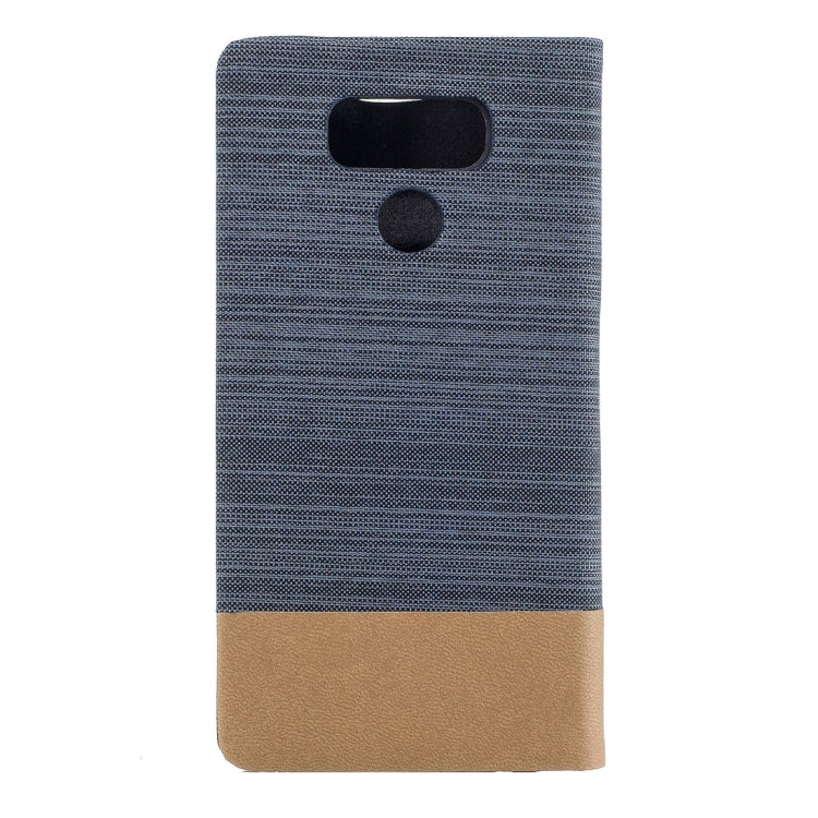 For LG G6 Canvas Texture PU + TPU Horizontal Flip Leather Case with Holder & Card Slots