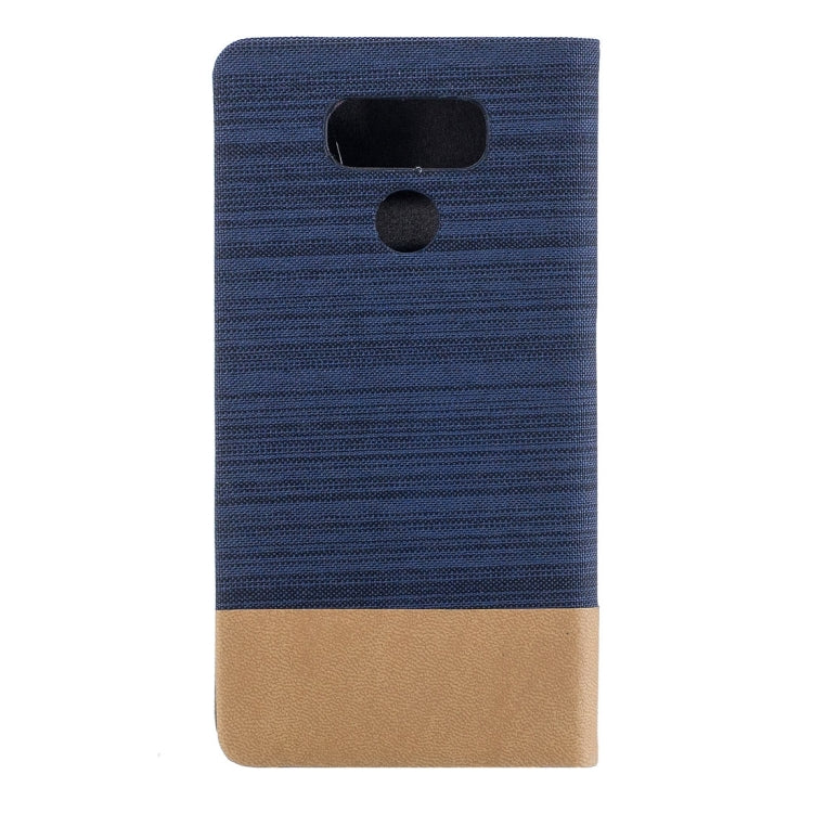 For LG G6 Canvas Texture PU + TPU Horizontal Flip Leather Case with Holder & Card Slots