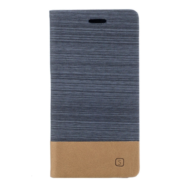 For Asus  ZenFone Live / ZB501KL Canvas Texture PU + TPU Horizontal Flip Leather Case with Holder & Card Slots