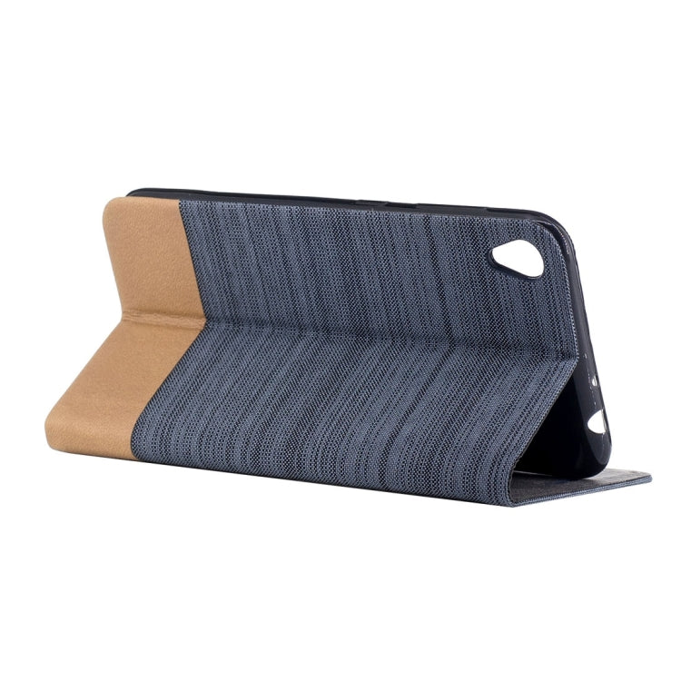 For Asus  ZenFone Live / ZB501KL Canvas Texture PU + TPU Horizontal Flip Leather Case with Holder & Card Slots