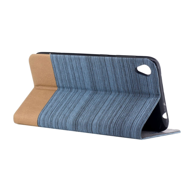 For Asus  ZenFone Live / ZB501KL Canvas Texture PU + TPU Horizontal Flip Leather Case with Holder & Card Slots