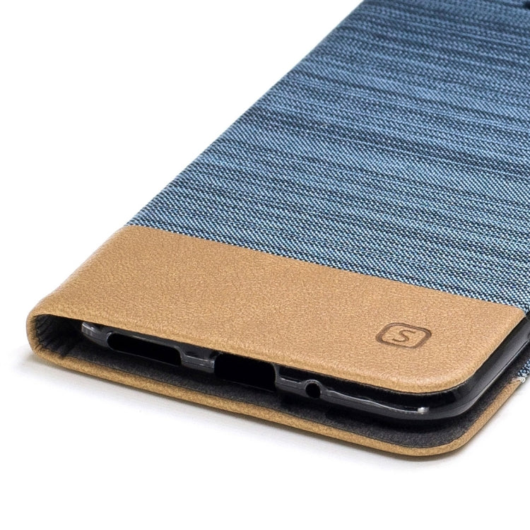 For Asus  ZenFone Live / ZB501KL Canvas Texture PU + TPU Horizontal Flip Leather Case with Holder & Card Slots