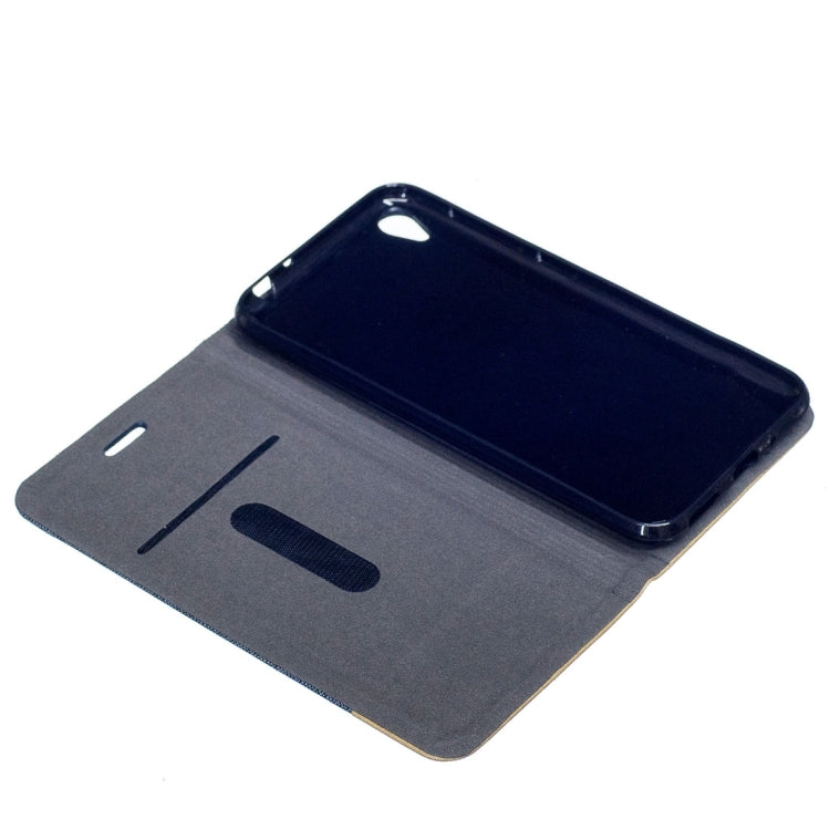 For Asus  ZenFone Live / ZB501KL Canvas Texture PU + TPU Horizontal Flip Leather Case with Holder & Card Slots