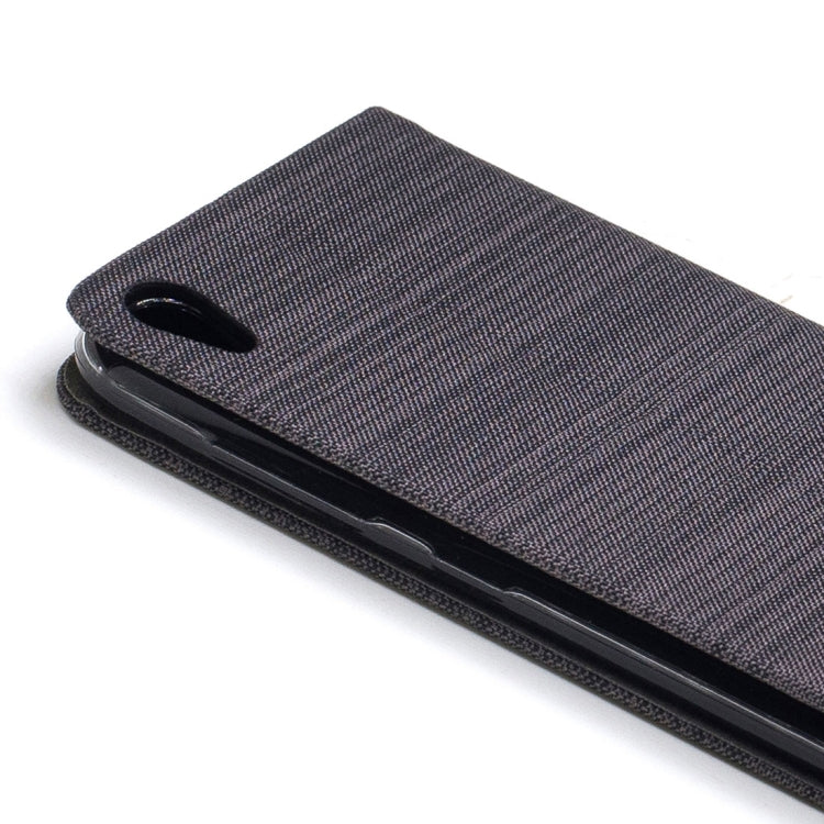 For Asus  ZenFone Live / ZB501KL Canvas Texture PU + TPU Horizontal Flip Leather Case with Holder & Card Slots