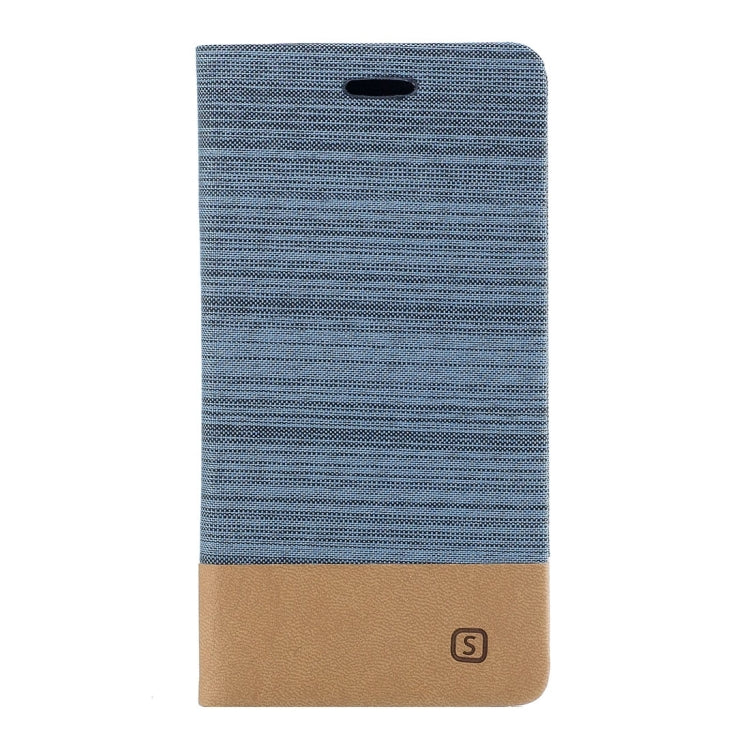 For Sony Xperia XA1 Ultra Canvas Texture PU + TPU Horizontal Flip Leather Case with Holder & Card Slots