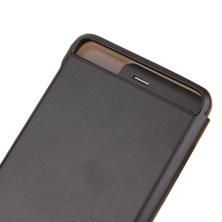 For Huawei  P10  Smart Leather Case Cover With Call Display ID PU+PC Protective Cases