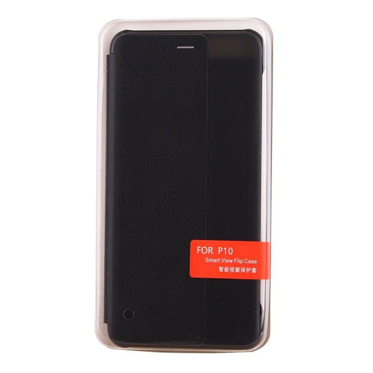 For Huawei  P10  Smart Leather Case Cover With Call Display ID PU+PC Protective Cases