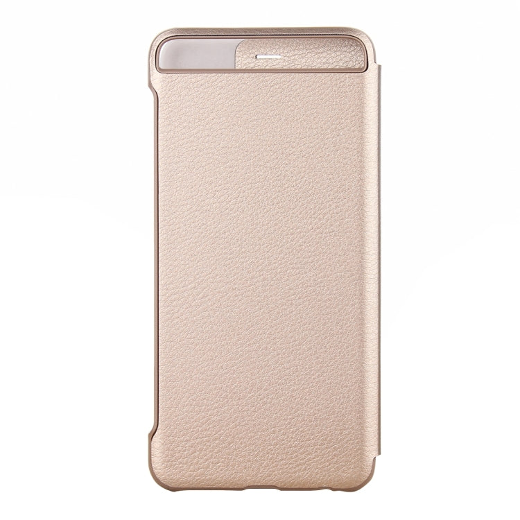 For Huawei  P10  Smart Leather Case Cover With Call Display ID PU+PC Protective Cases