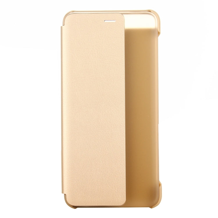 For Huawei  P10  Smart Leather Case Cover With Call Display ID PU+PC Protective Cases