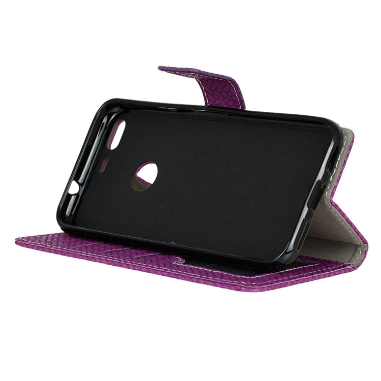 For Google Pixel XL Knit Texture Horizontal Flip Leather Case with Holder & Card Slots & Wallet