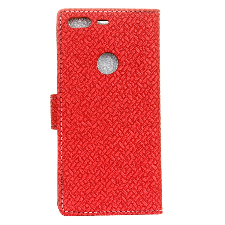 For Google Pixel Knit Texture Horizontal Flip Leather Case with Holder & Card Slots & Wallet