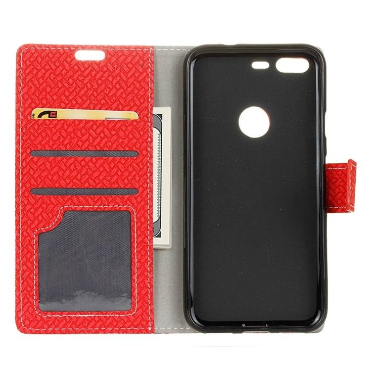 For Google Pixel Knit Texture Horizontal Flip Leather Case with Holder & Card Slots & Wallet