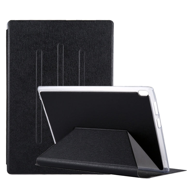 For Lenovo TAB4 Plus TB-X704F 10.1 inch Silk Texture Horizontal Flip Leather Case with Holder