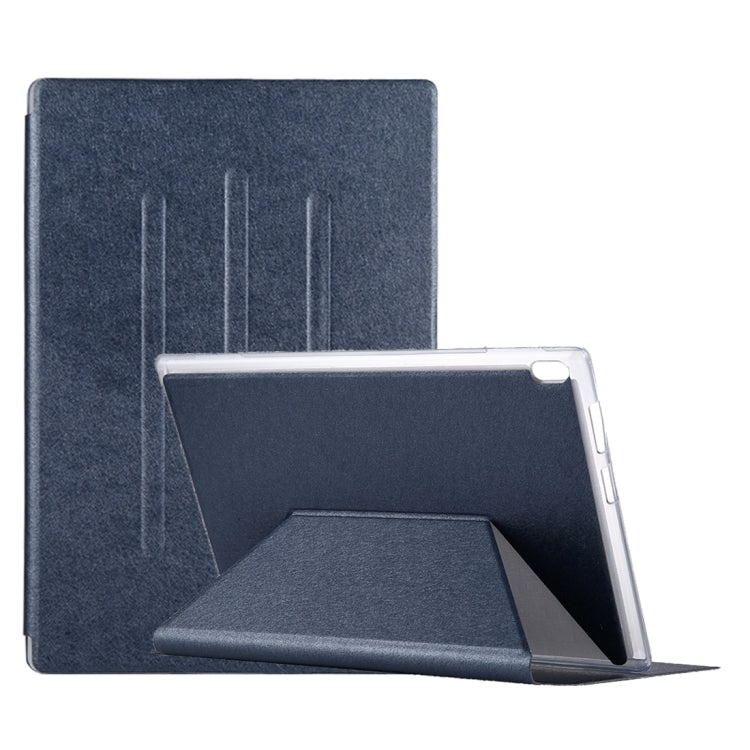 For Lenovo TAB4 Plus TB-X704F 10.1 inch Silk Texture Horizontal Flip Leather Case with Holder