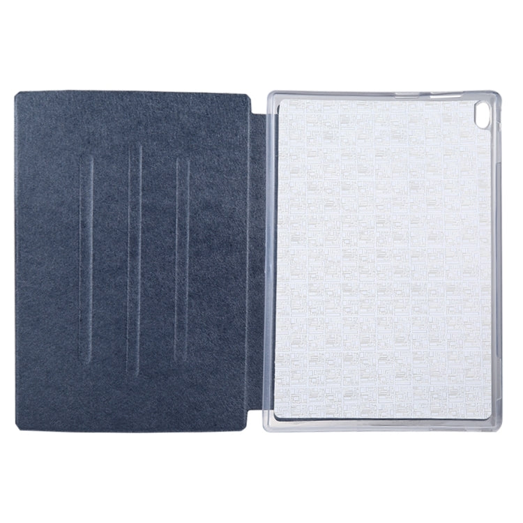 For Lenovo TAB4 Plus TB-X704F 10.1 inch Silk Texture Horizontal Flip Leather Case with Holder