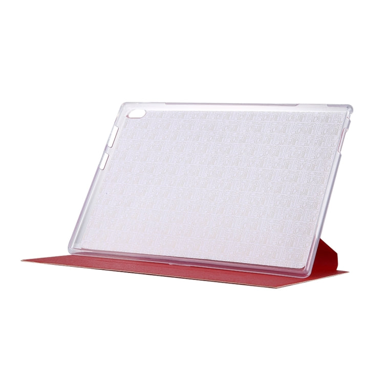 For Lenovo TAB4 Plus TB-X704F 10.1 inch Silk Texture Horizontal Flip Leather Case with Holder