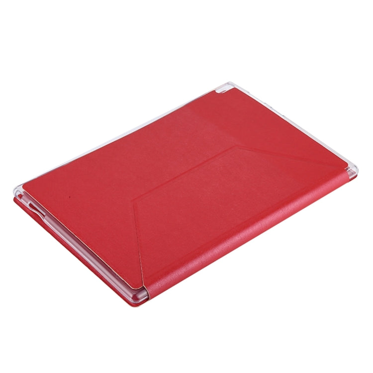 For Lenovo TAB4 Plus TB-X704F 10.1 inch Silk Texture Horizontal Flip Leather Case with Holder