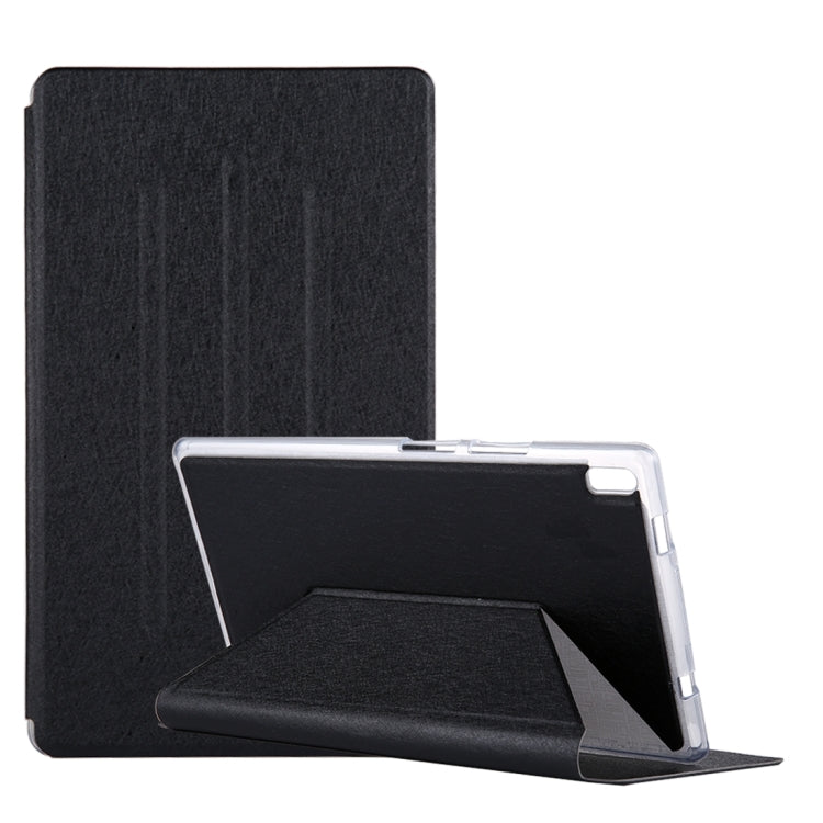 For Lenovo TAB4 Plus TB-8704F 8 inch Silk Texture Horizontal Flip Leather Case with Holder