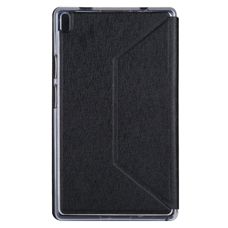For Lenovo TAB4 Plus TB-8704F 8 inch Silk Texture Horizontal Flip Leather Case with Holder