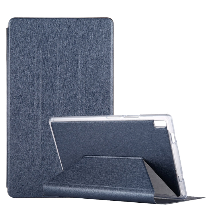 For Lenovo TAB4 Plus TB-8704F 8 inch Silk Texture Horizontal Flip Leather Case with Holder