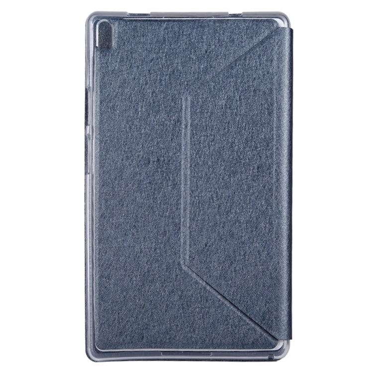 For Lenovo TAB4 Plus TB-8704F 8 inch Silk Texture Horizontal Flip Leather Case with Holder