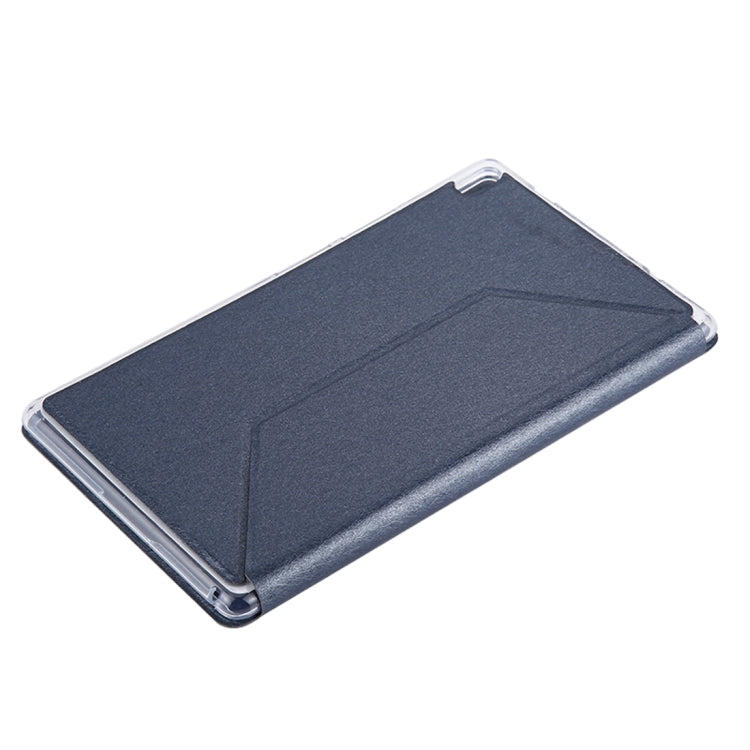 For Lenovo TAB4 Plus TB-8704F 8 inch Silk Texture Horizontal Flip Leather Case with Holder