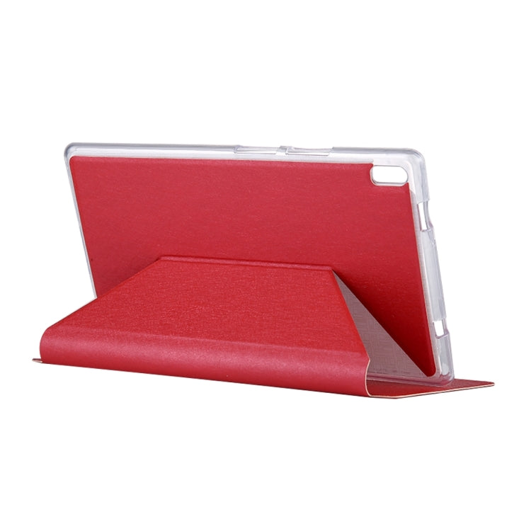 For Lenovo TAB4 Plus TB-8704F 8 inch Silk Texture Horizontal Flip Leather Case with Holder