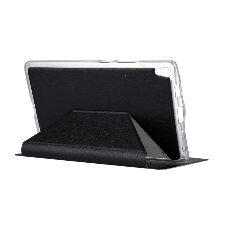 For Lenovo Tab3 8 Plus / TB-8703 Silk Texture Horizontal Flip Leather Case with Holder